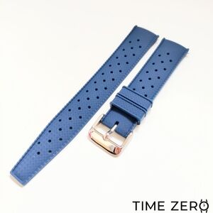 New Blue Tropic Rubber Watch Strap (CLEARANCE)